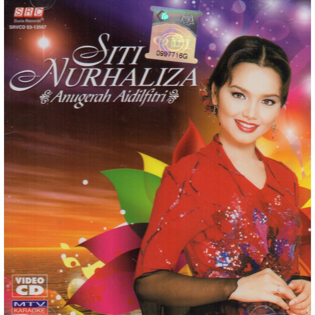 (VCD-R KARAOKE) LAGU RAYA - ANUGERAH AIDILFITRI (SITI NURHALIZA ...