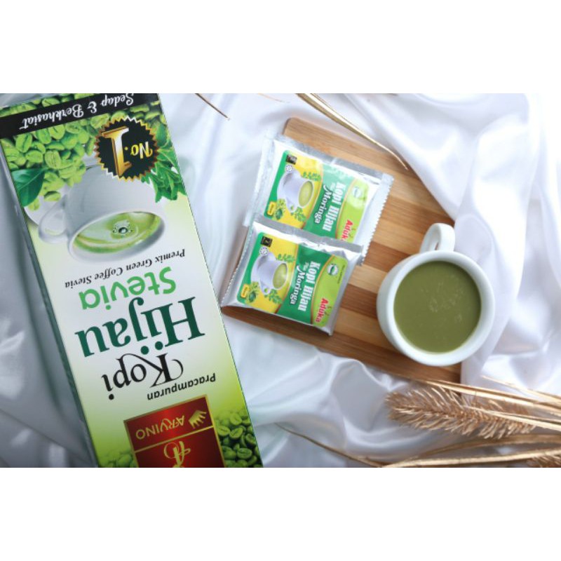 🍵 KOPI HIJAU STEVIA 🍵 20 SACHET 30 GRAM / SACHET Shopee Malaysia