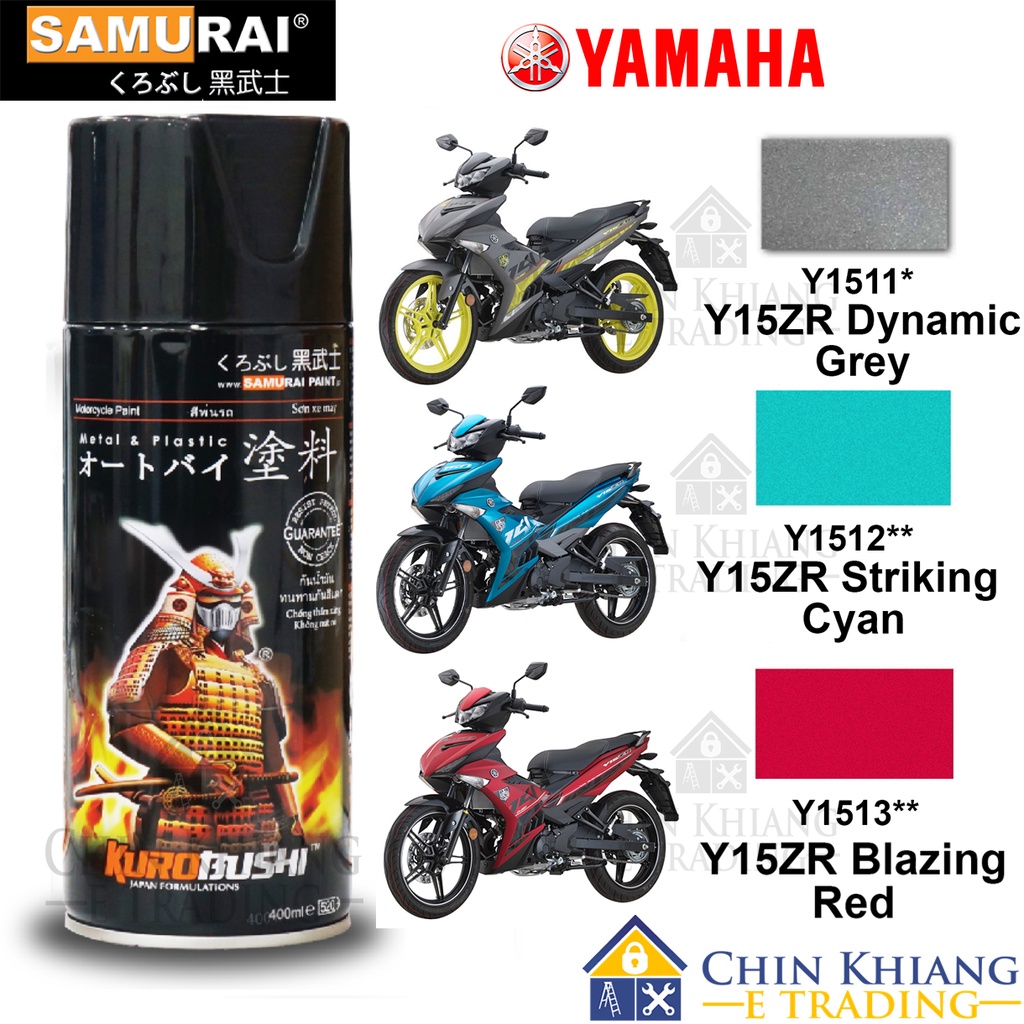 Samurai Yamaha Y15ZR Ysuku v2 Y1511 Dynamic Grey Y1512 Cyan Y1513 ...
