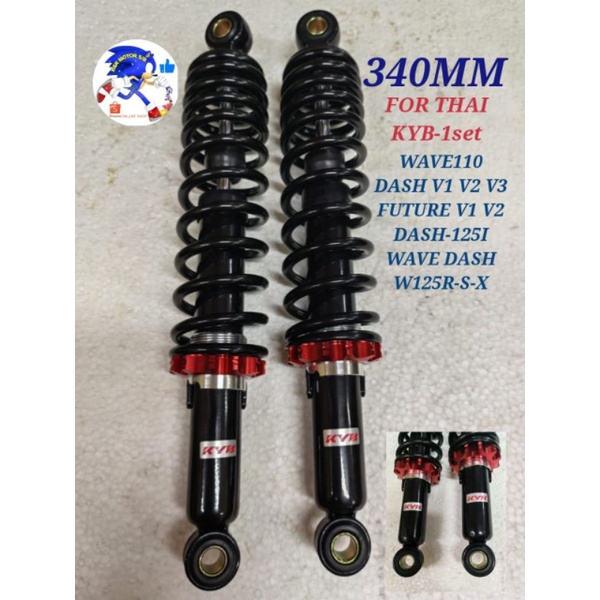 330MM & 340MM KYB THAILAND REAR ABSORBER EX5 DREAM/KRISS/RXZ/WAVE100 R ...