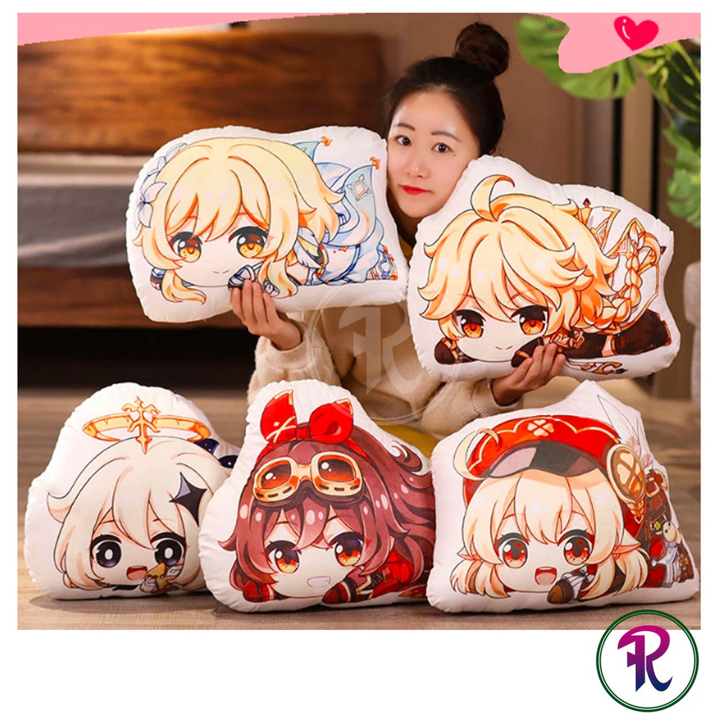Buy Genshin Impact Plush Anime Throw Pillow Mondstadt Klee Kaeya Razor Fischl Paimon Plushies Toy Liyue Keqing Tartaglia Ganyu Zhongli Throw Pillows Sofa Cushion Home Decor Tartaglia 14 Inch