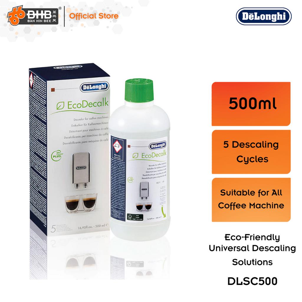 Delonghi DLSC500 EcoDecalk Coffee Machine Descaler 500ml DLSC 500