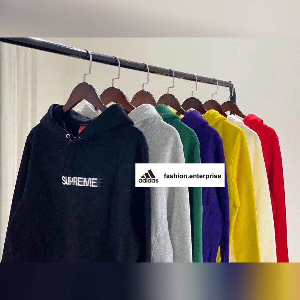 FASH-Supreme SS20 Motion Logo Hooded Sweatshirt | Shopee Malaysia