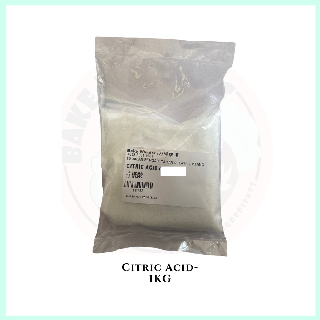 Citric Acid Asid Sitrik Food Grade G G G G Kg Shopee Malaysia