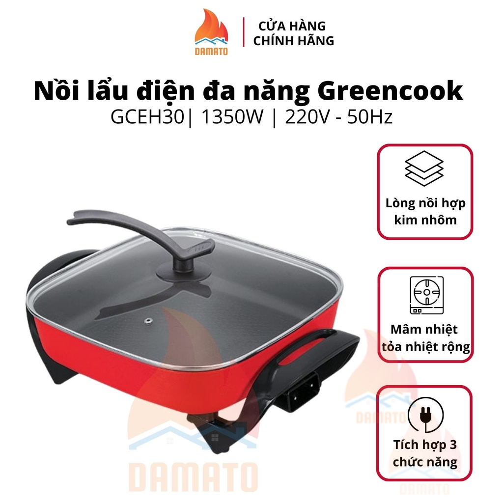 Multipurpose Electric Hot Pot With Capacity Of 1350W, mini Grill Hot