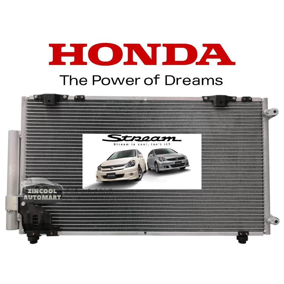📣 Honda Stream RN1/RN3/RN5 Year 2001'-2005' A/C Condenser C/W Drier 👍👍 ...