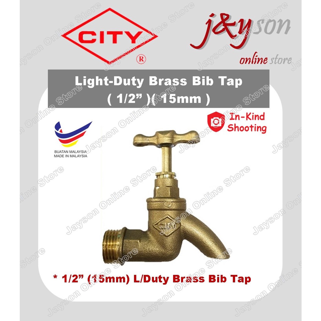 City Brass Garden Tap Hd Ld Brass Bib Tap 12 Kepala Paip