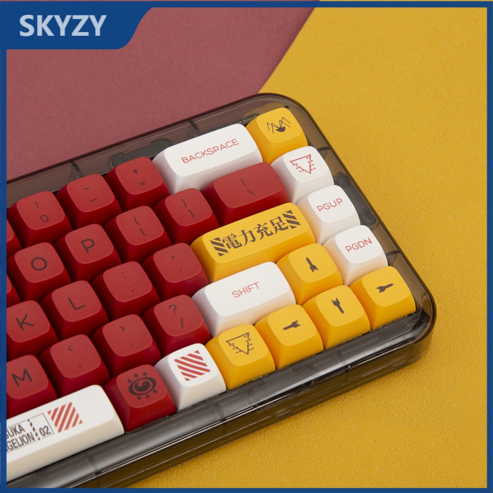 EVANGELION-02 Keycap XDA Profile Evangelion theme Anime PBT Dye sub  mechanical keyboard keycap 137 Keys | Shopee Malaysia