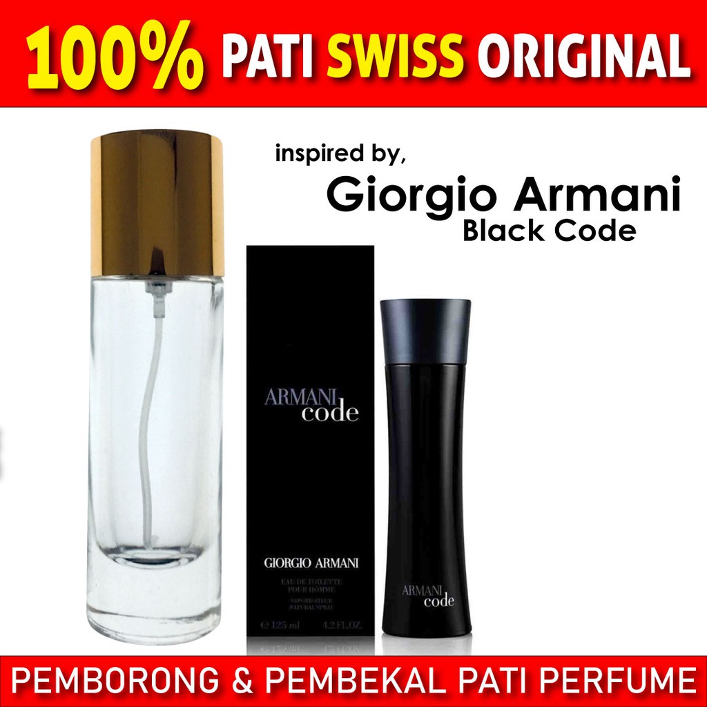 Long lasting Parfum inspired by Giorgio Armani Black Code men