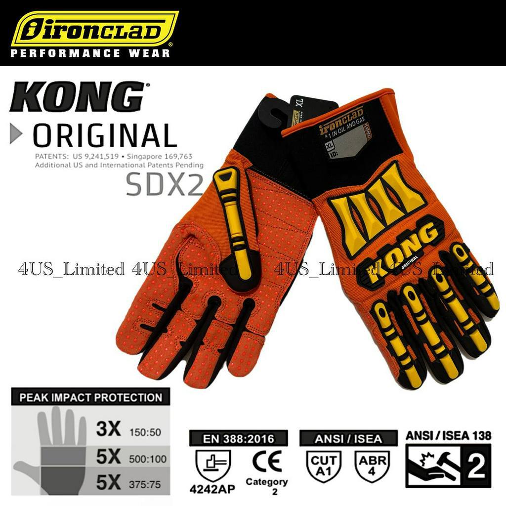 Ironclad kong SDX2 Impact Protection Gloves By Shenyang Seibertron