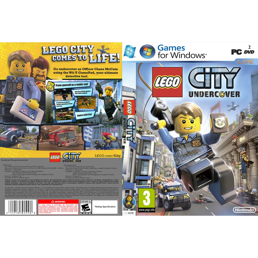 LEGO City Undercover PC GAME Offline INSTALLATION