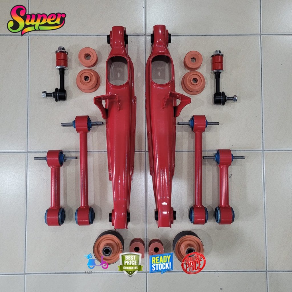 16 ITEM / FULL SET HEAVY DUTY (RED) = WIRA WAJA GEN2 PERSONA REAR LOWER ...