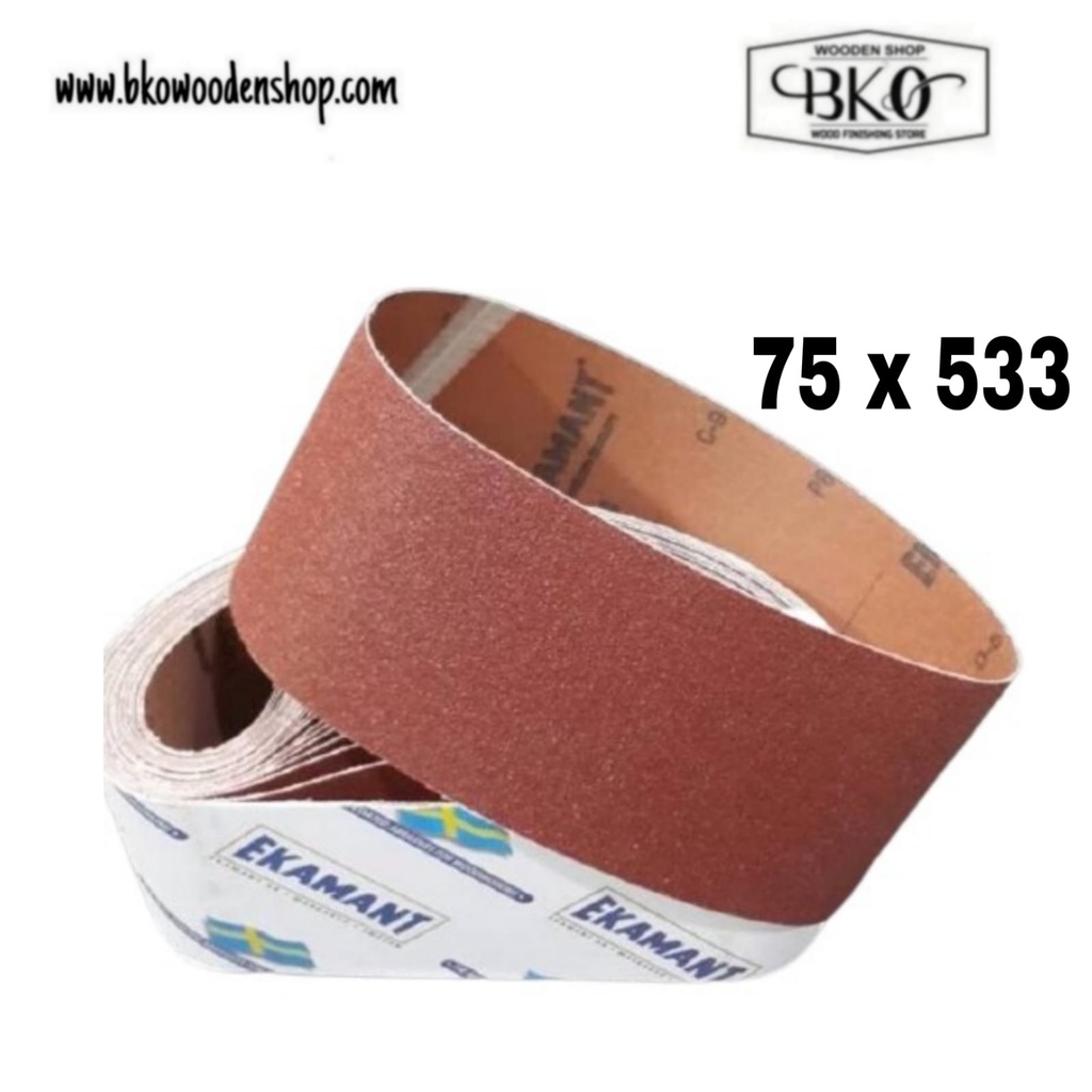 Ekamant Belt Sander Sandpaper 75mm x 533mm grid (60 & 80) Shopee Malaysia