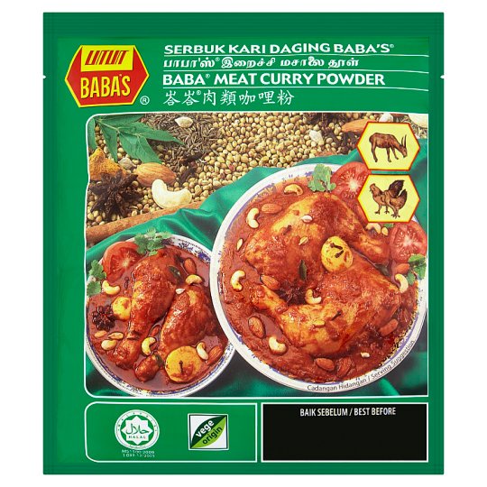 1kg Baba's Meat Curry Powder / 1 kg Rempah Kari Babas Daging & Ayam ...