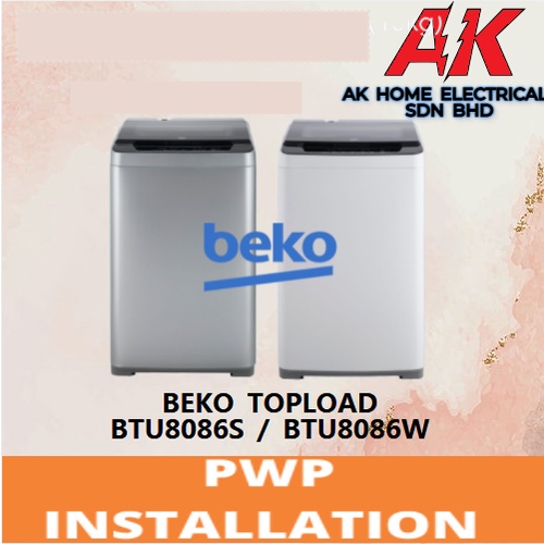 beko washing machine btu8086w