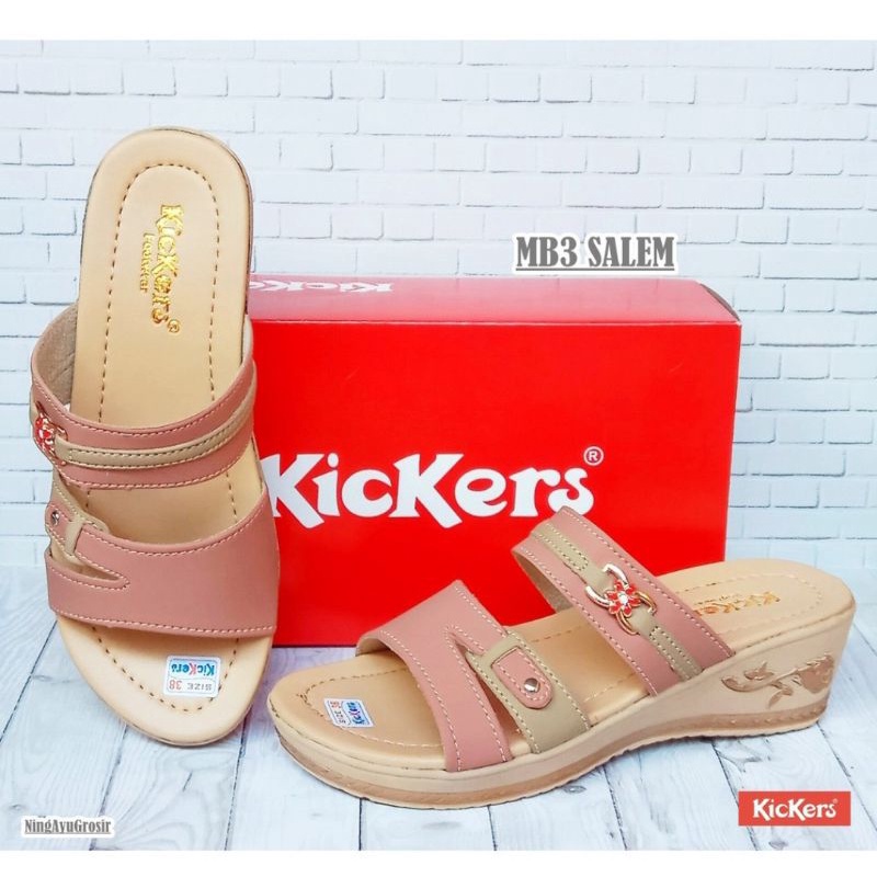 Women s KICKERS WEDJES KICKERS SANDALS CASUAL JEPIT GIRLS WEDGES QUALITY FORMAL PARTY SANDALS Shopee Malaysia