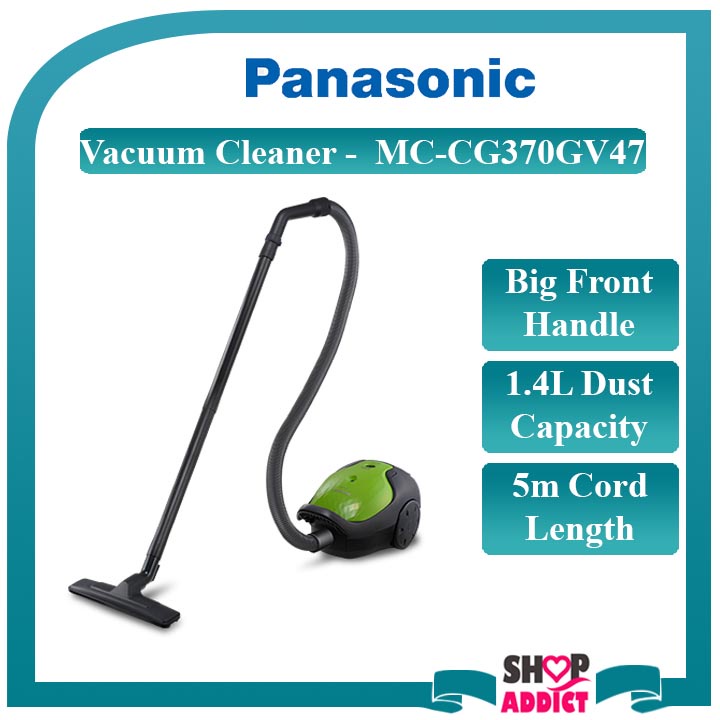 Panasonic Bagged Vacuum Cleaner 850W Light & Powerful Suction MC
