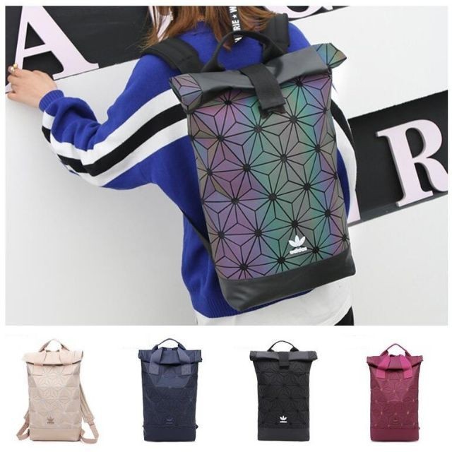 Adidas 3d mesh shop roll top backpack