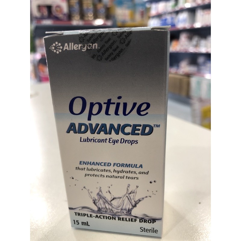 Optive advanced lubricant eye drop 15ml | Shopee Malaysia