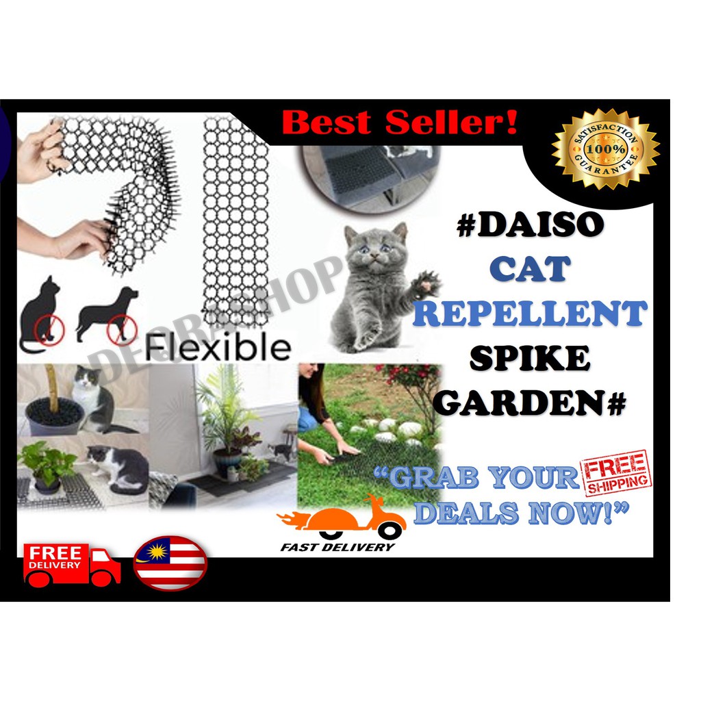 Ready Stock🔥!!Daiso Cat Repellent Spike Garden (Halau Kucing No poop