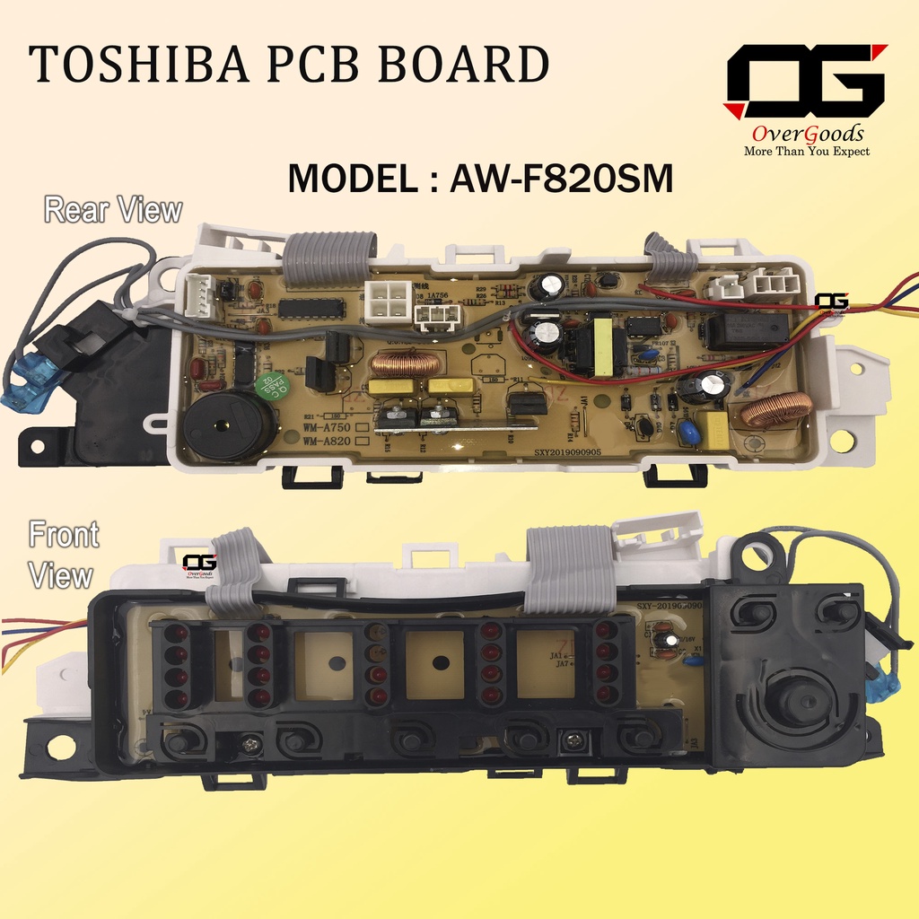 Toshiba AWA820MM / AWF820 PCB Board for washing machine (CONTROL