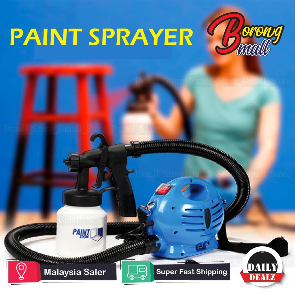 Paint Spray DIY Electric 3 Way Spray Gun System Painting Indoor Outdoor ...