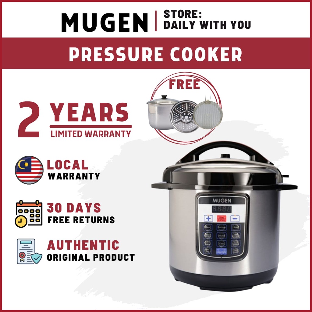 (Ready Stock) Mugen Smart Pressure Cooker | Shopee Malaysia