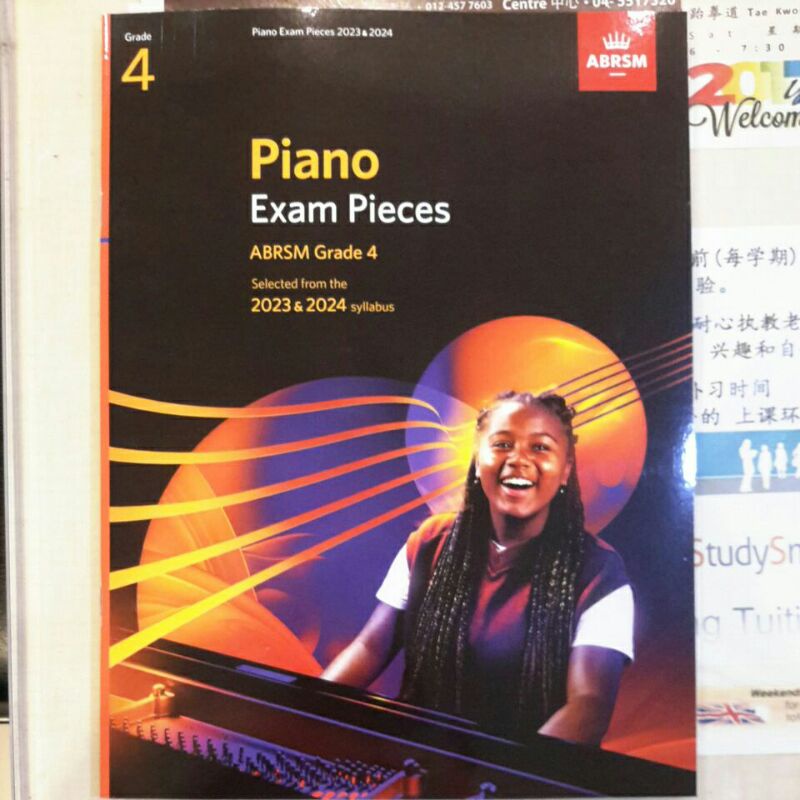 Abrsm Piano Exam Pieces Grade 4 2023 And 2024 Syllabus Shopee Malaysia