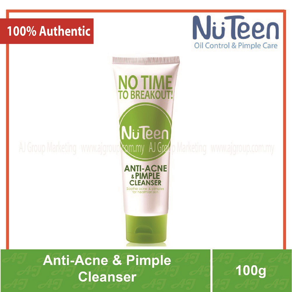 NuTeen Anti-Acne & Pimple Cleanser (100g) | Shopee Malaysia