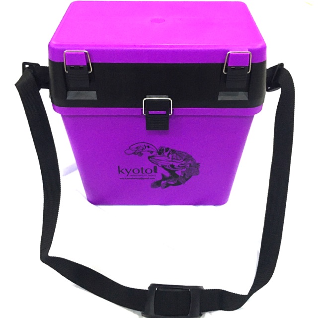 KYOTO TACKLE BOX BIG SIZE 317 purple 36cm(L)x 24cm(W)x 37cm(H