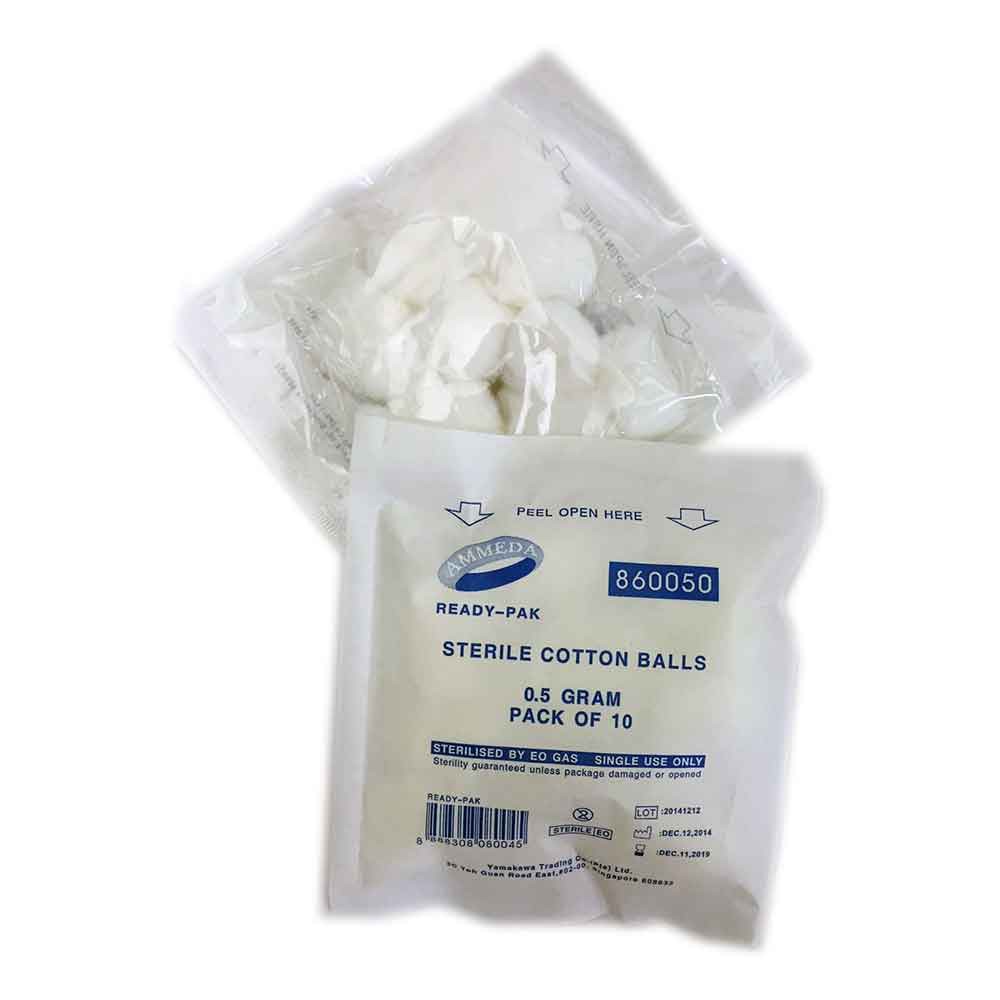 Sterile Cotton Balls (10's Per Pack) Shopee Malaysia