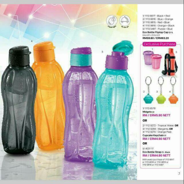 Tupperware Eco Bottles: BPA Free Water Bottles in Malaysia – eTuppStore  (EM) by Tupperware Brands Malaysia Sdn. Bhd. 199401001646 (287324-M)