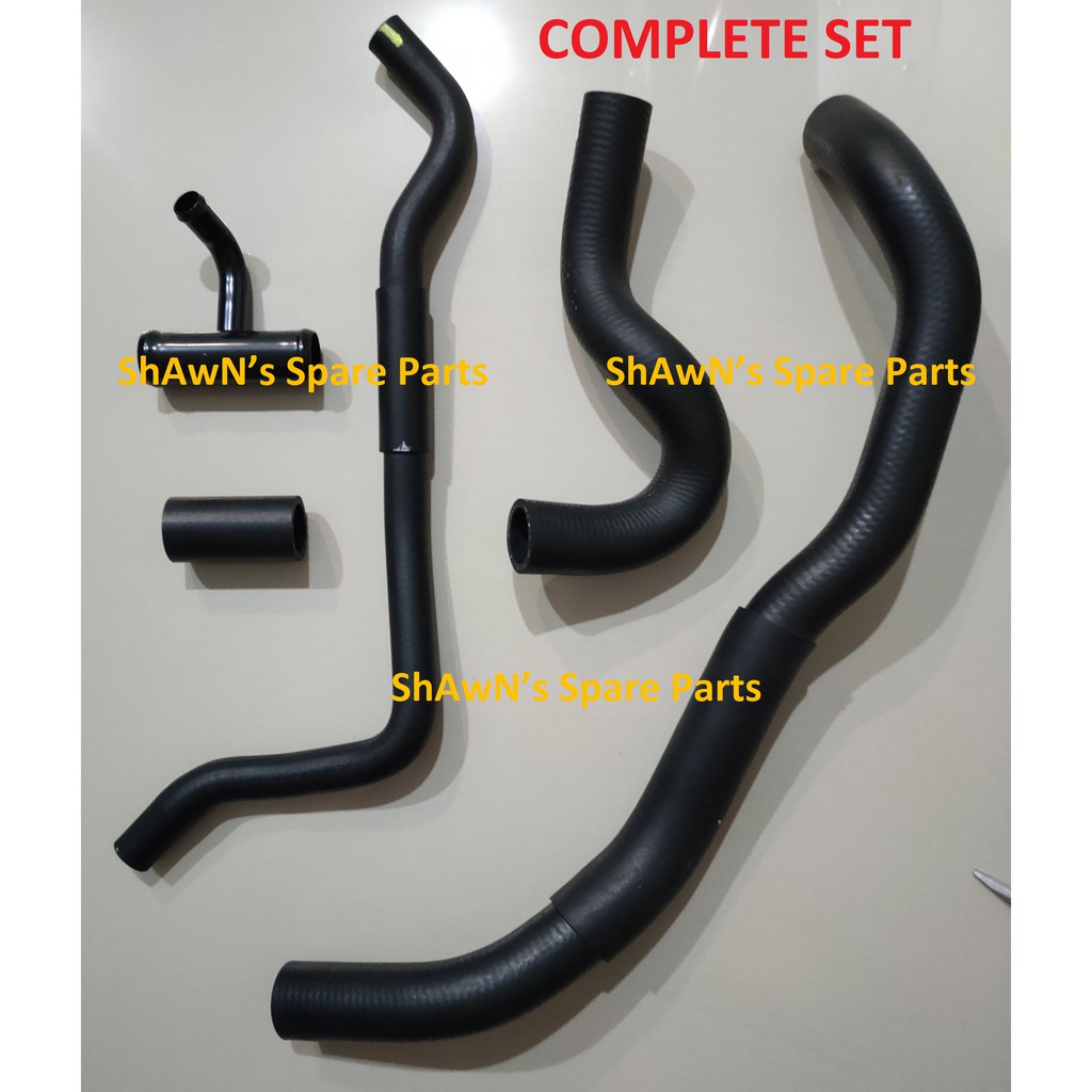 OEM Perodua Viva 660 850 1.0 Radiator Top & Bottom Hose Set / Bypass