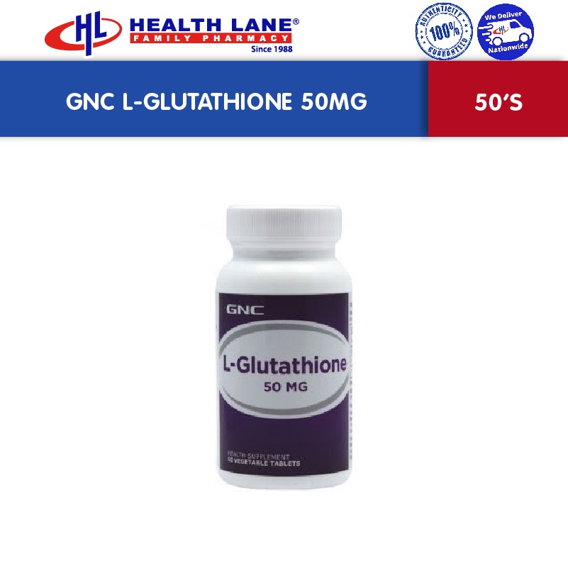 gnc l glutathione 50 mg GNC Glutathione 500 mg main image 0
