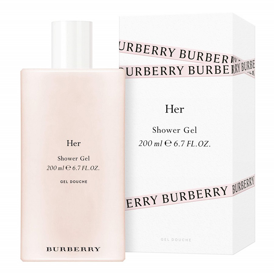 Original ~ Burberry Her Shower Gel 200ml - Luxury Perfumed Body Wash ...