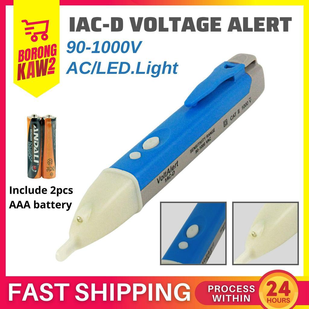 Voltage Tester Led Non Contact 90-1000V AC Check Cable Socket Plug ...