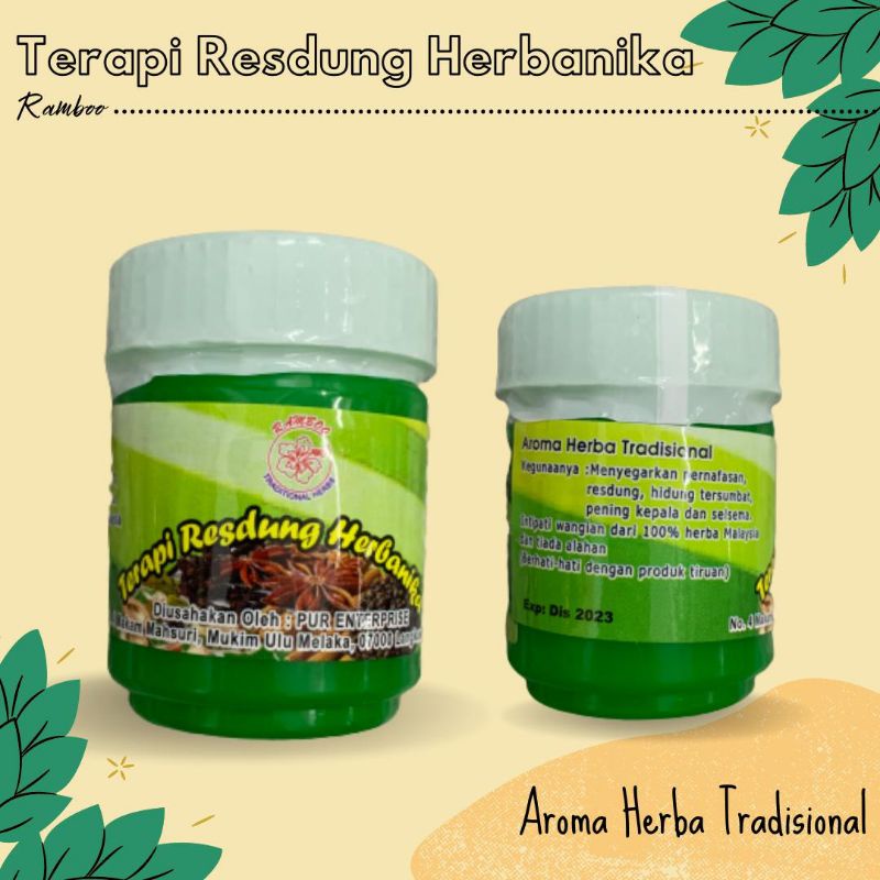 Terapi Resdung Herbanika Ramboo | Shopee Malaysia