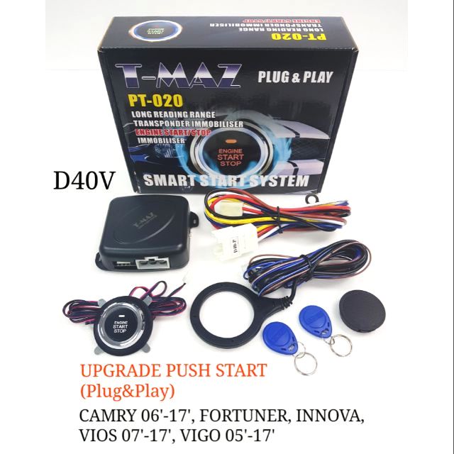 UPGRADE PUSH START D40V (PLUG&PLAY) | Shopee Malaysia