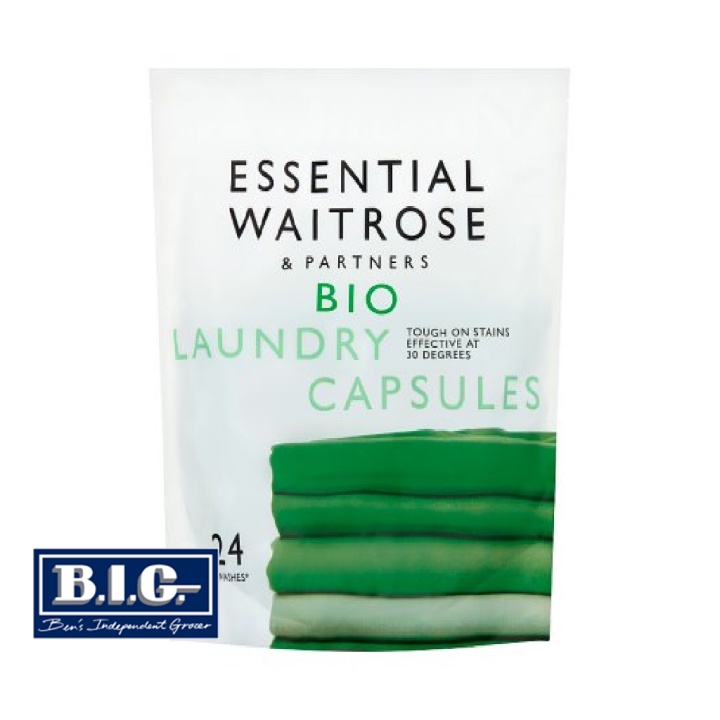 Waitrose Essential Laundry Capsules Bio 600g Shopee Malaysia