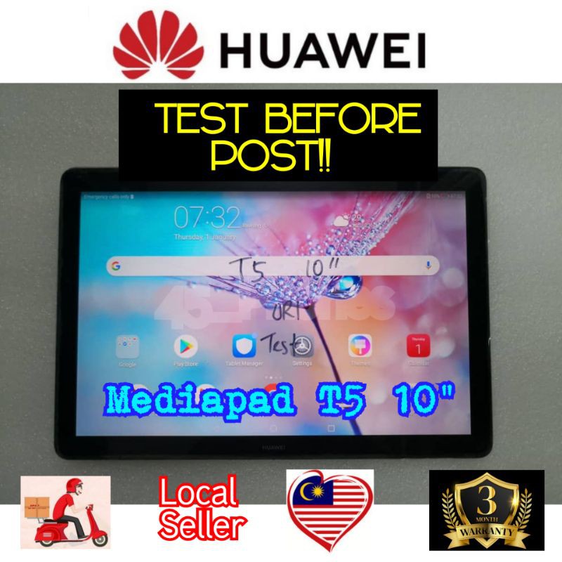 Display LCD Di Sostituzione Per Huawei MediaPad T5 10 – Schermo Touch 10,1 Pollici, Compatibile Modelli AGS2-L09/W09/L03/W19