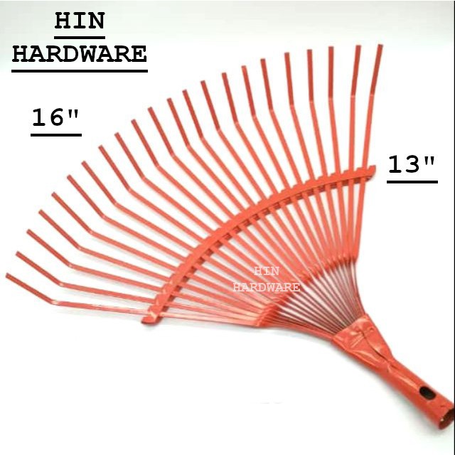 HIN Metal Rake Head 22T / Kepala Pencakar Besi 22T / Cakar Besi Sapu ...