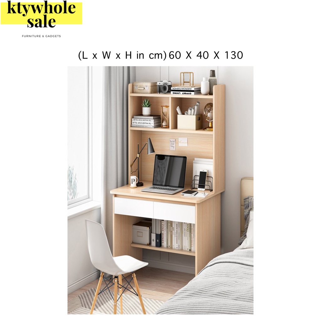 KTY Bookshelf Table Study table Table komputer Meja kanak Meja Belajar ...