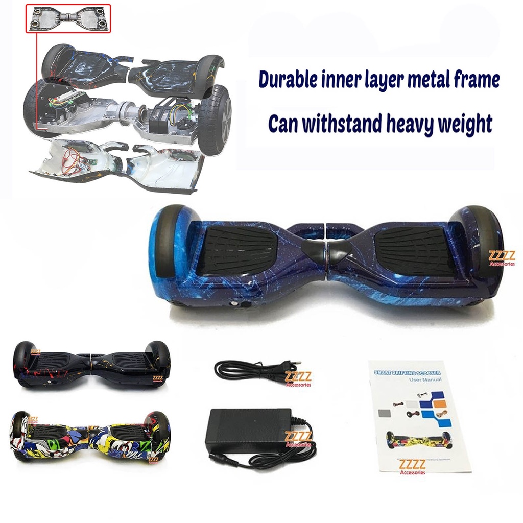 Foxsport Self-Balancing Hoverboard With Bluetooth Speaker, 56% OFF