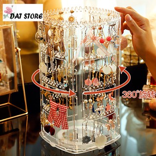 Wine Cup Shape Jewelry Display Holder Ear Stud Stand Necklace Rack
