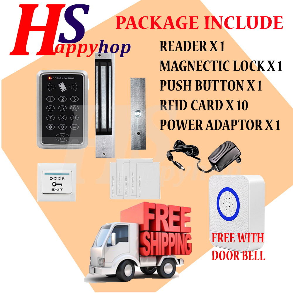 Heavy Duty Security Door Access , Magnetic Lock System | Shopee Malaysia