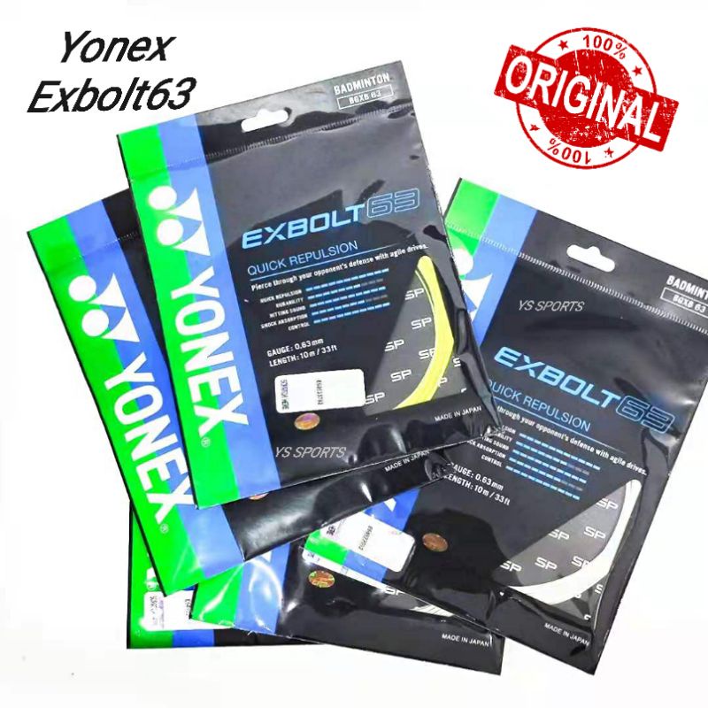 Yonex Exbolt63 Badminton String (100% Original) | Shopee Malaysia