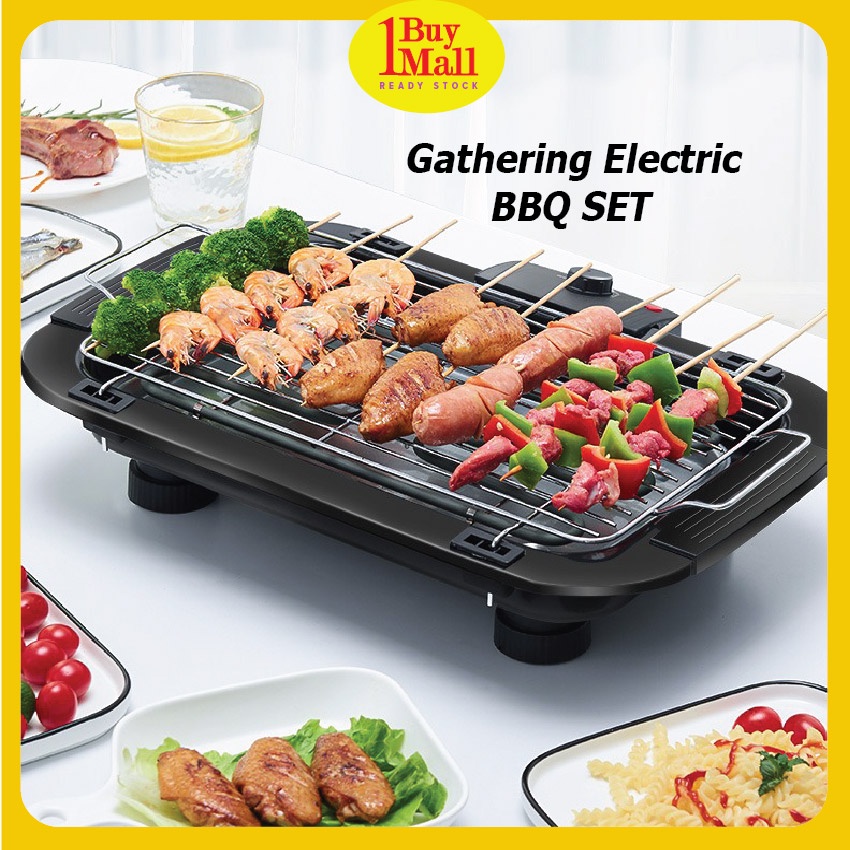 ~READY STOCK~ Electric Smokeless Grill Barbeque Korean BBQ Pan ...