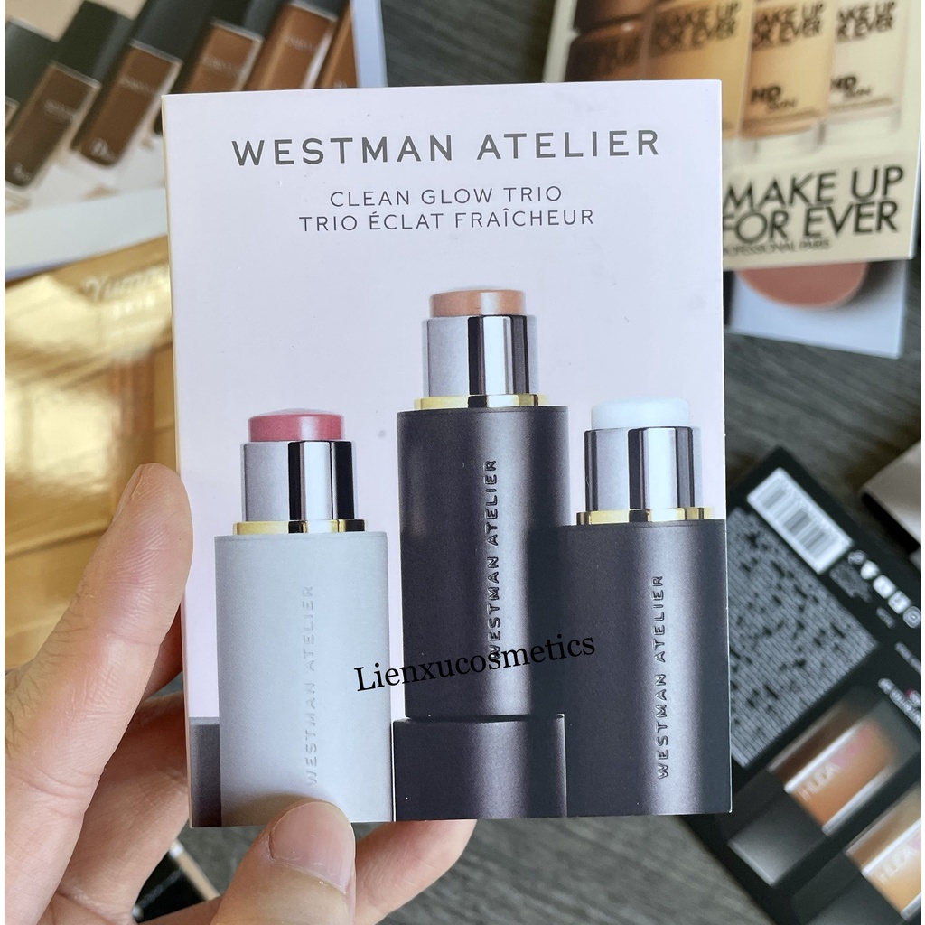 [Trial Blister] Makeup Set Westman Atelier Clean Glow Trio 3 Boxes; hsd