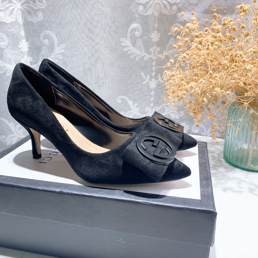 Gucci black cheap women shoes