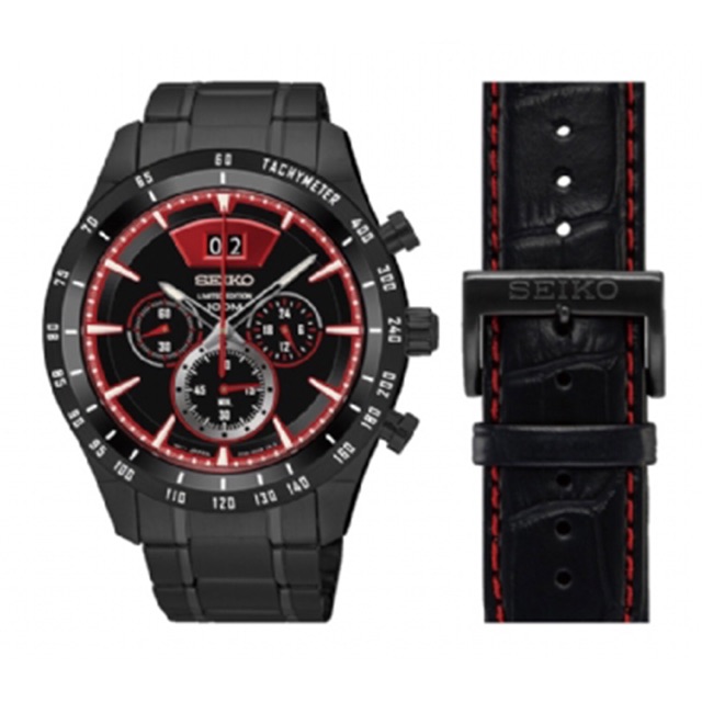 Original Seiko Criteria Limited Edition Chronograph Sapphire Crystal SPC185P1 Shopee Malaysia